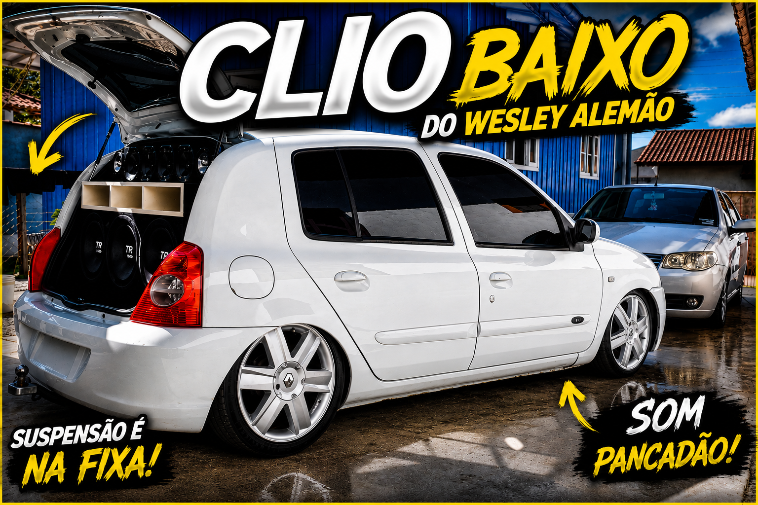 Renault Clio Baixo do Wesley Alemão