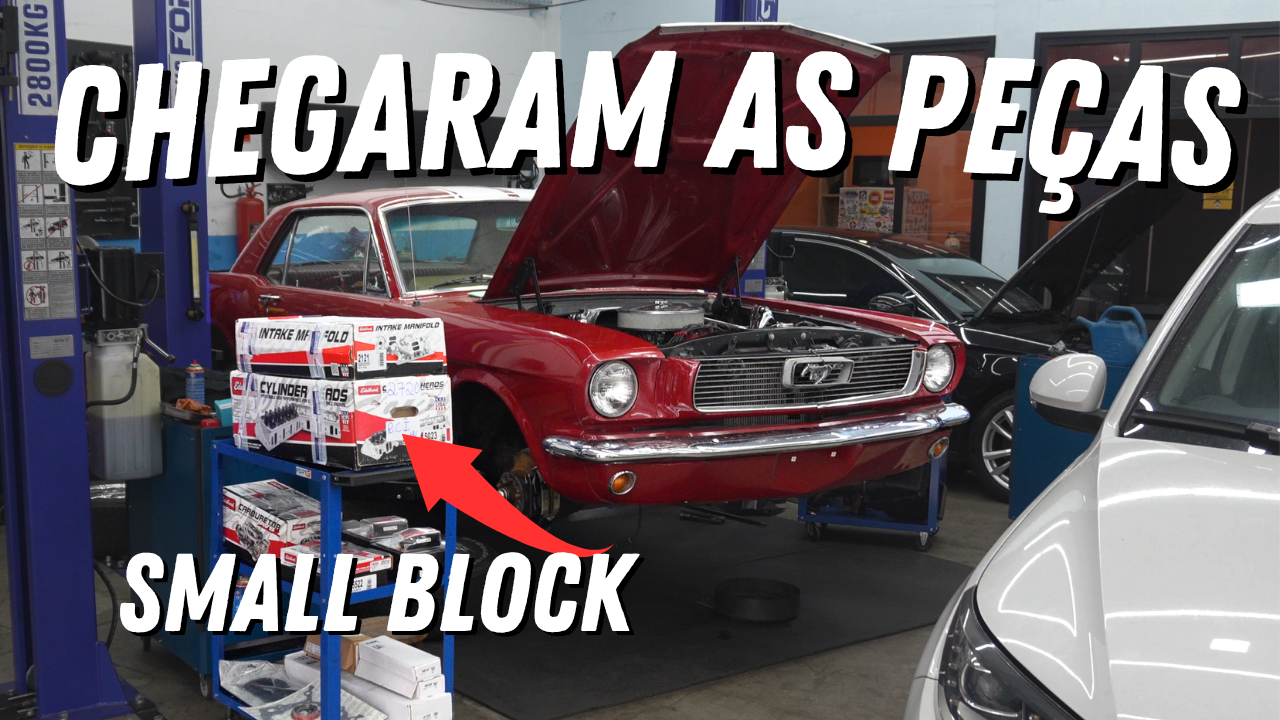 Chegaram as PEÇAS IMPORTADAS do Mustang 1966! Vem PROJETO BRUTO 🔥