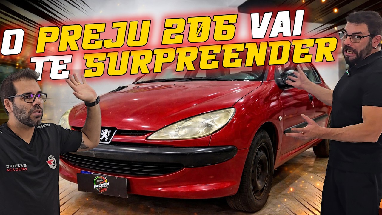 Não é um Peugeot 206, é um PREJU 206, o carro que VAMOS DAR para um seguidor!