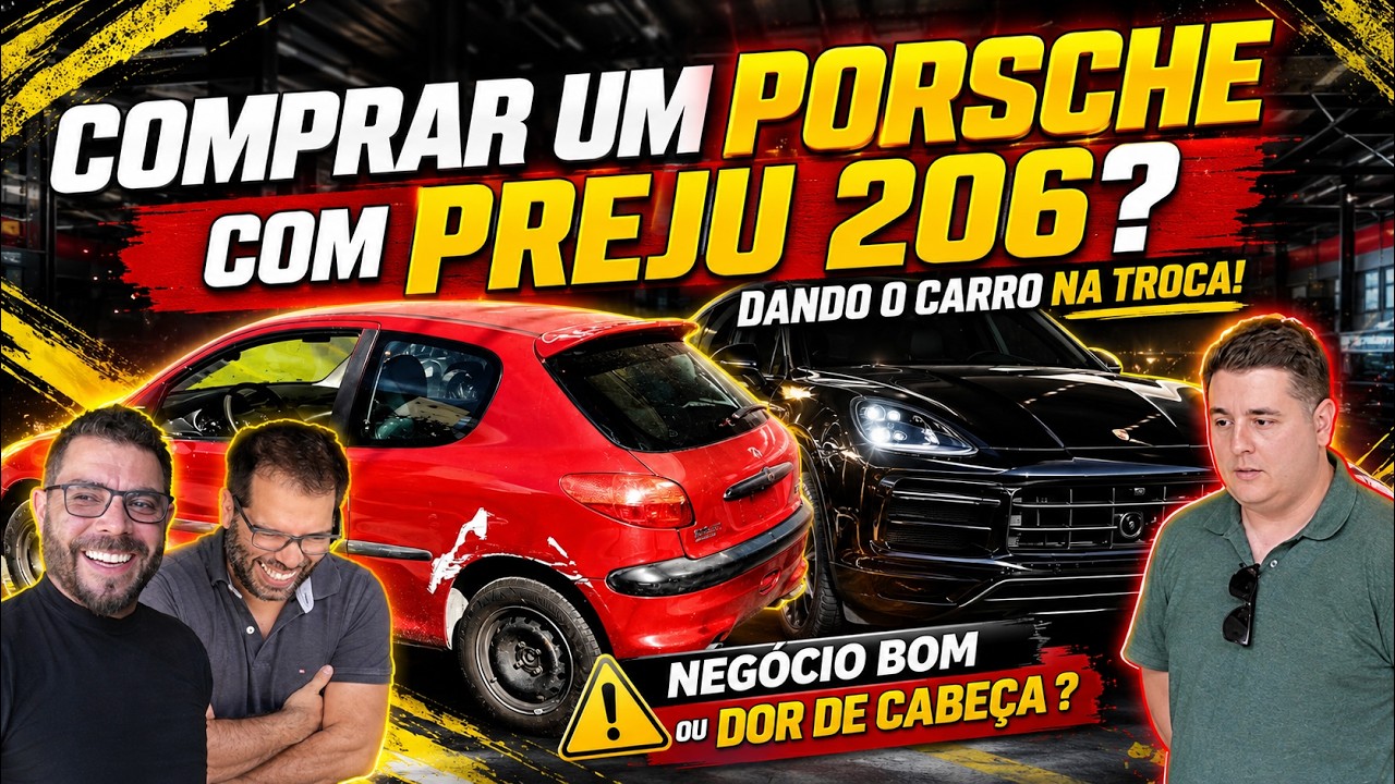 Tentamos comprar uma PORSCHE dando o PREJU na troca. O FINAL foi surpreendente!