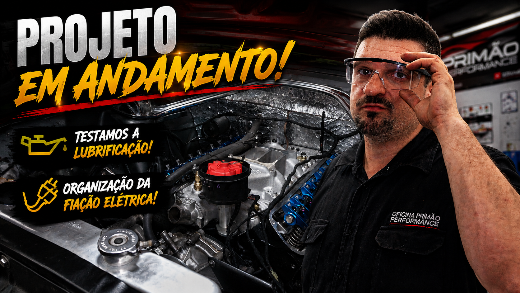 TESTAMOS A LUBRIFICAÇÃO DO V8! Será que está tudo certo? | Mustang 1966 Projeto 400HP