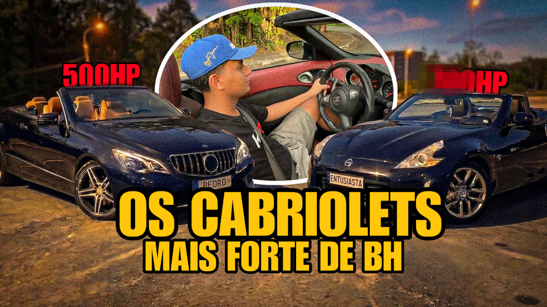 ELE TEM UM 370Z E UMA MERCEDES DE 500 HP CONVERSÍVEL — QUAL É O MAIS FORTE? EU DIRIGI OS DOIS!