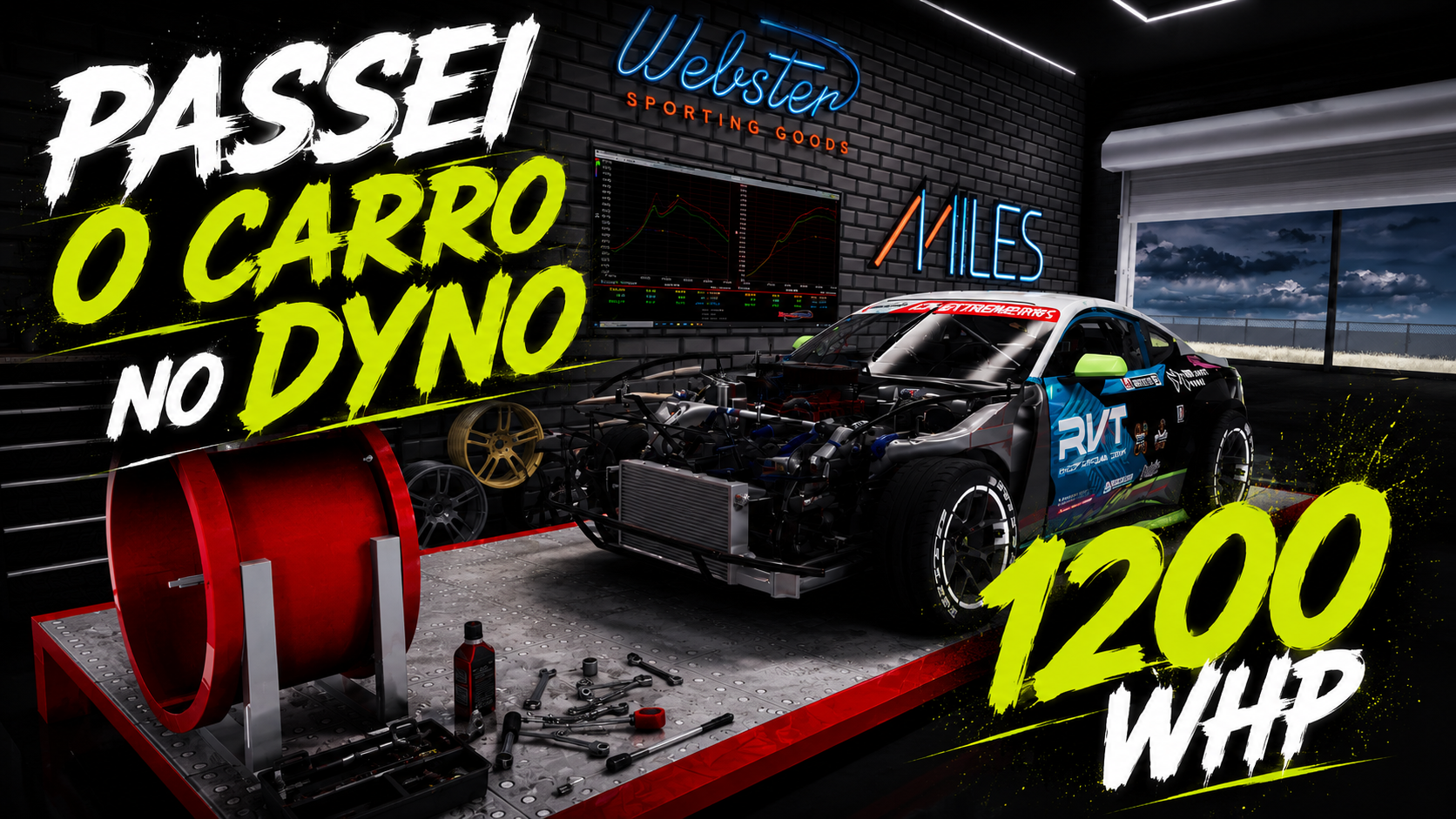 Passando um Mustang RTR no Dyno | ASSETTO CORSA GAMEPLAY