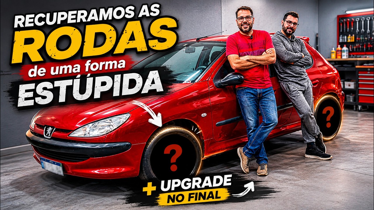Vc NÃO VAI ACREDITAR como RECUPERAMOS estas rodas... BÔNUS no FINAL!