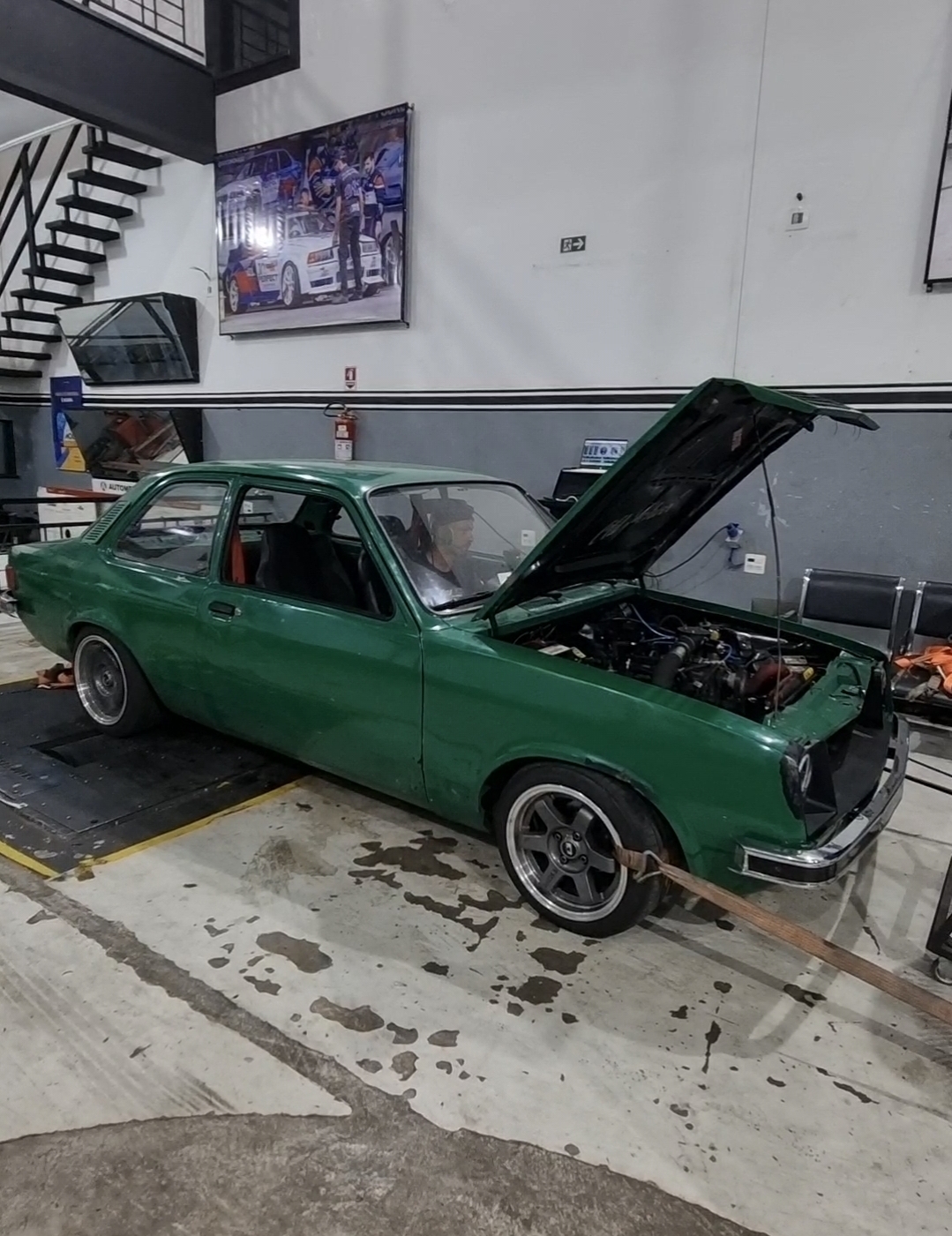PRIMEIRA PASSADA DO CHEVETTE NO DINAMOMETRO
