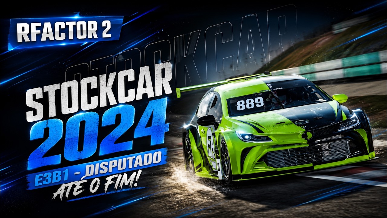Stock car 2024 na 3ª etapa em Brasília anel externo na liga Amigos do AV
