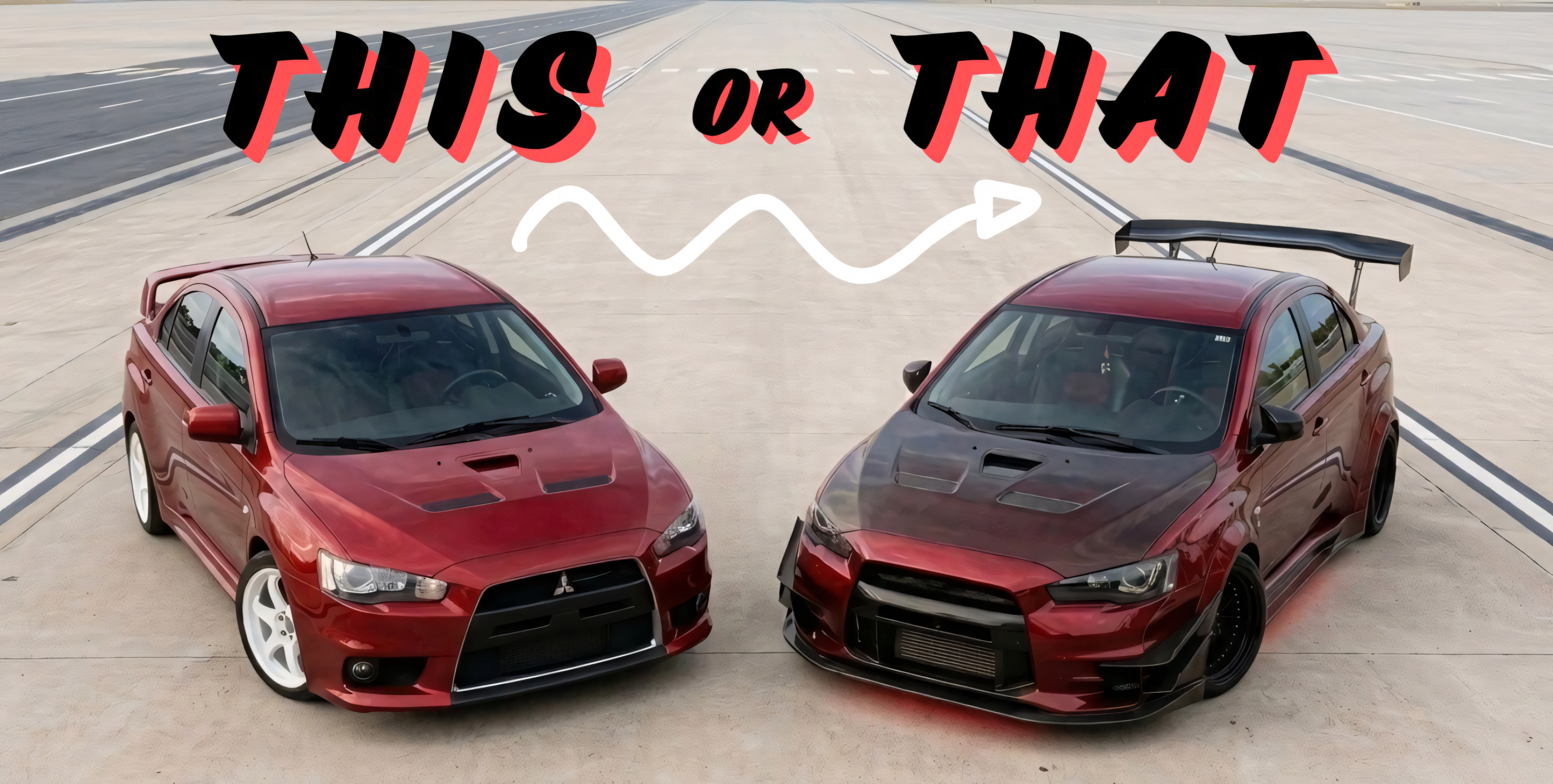 Antes e Depois - Lancer Ralliart WIDEBODY KIT