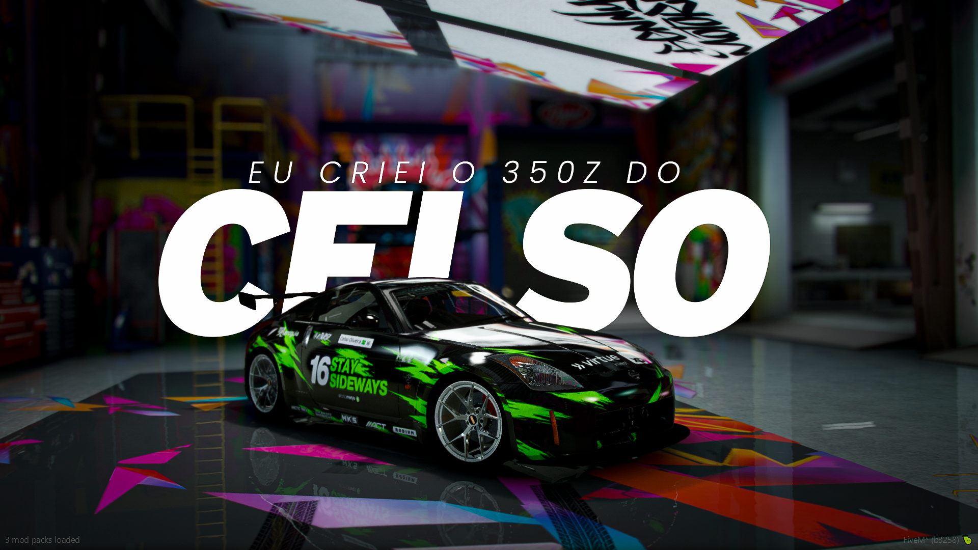 Nissan 350z Stay Sideways - 60% Complete Livery