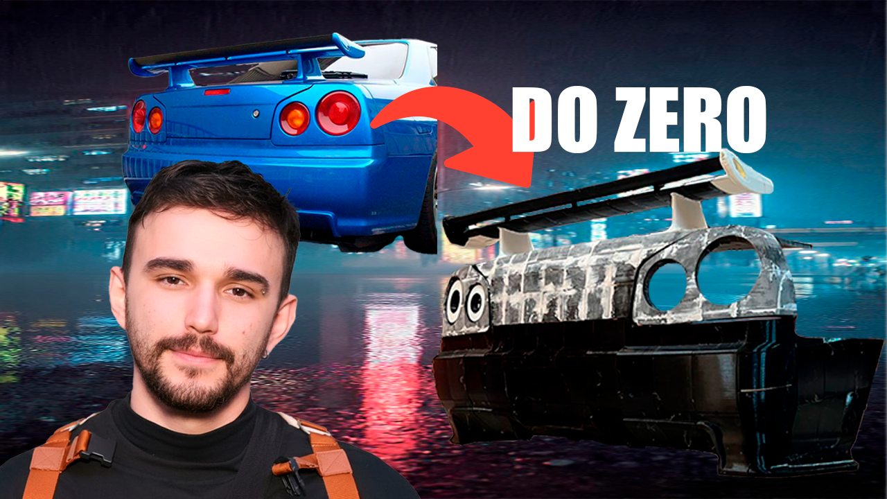 Construindo um Nissan Skyline R34 GTR com impressão 3D - EP 01