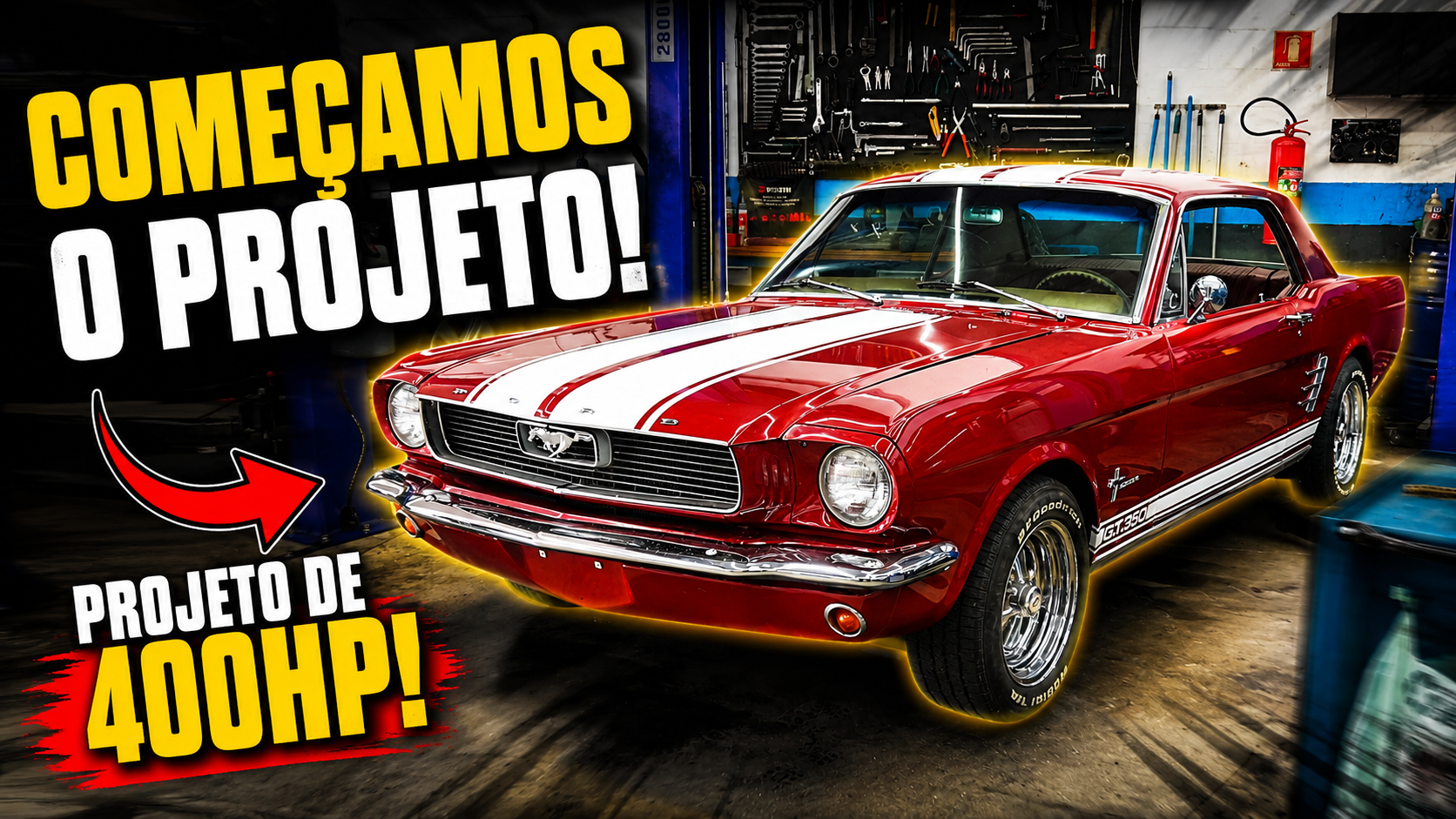 Inicio do projeto - Mustang 1966 vai chegar nos 400hp??